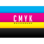 abstract cmyk colors distressed background